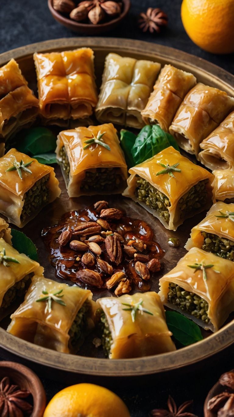 Taze Baklava Sunumu
